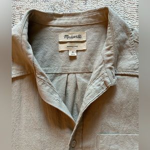 Madewell Perfect Cotton Crinkle Shirt (Medium)